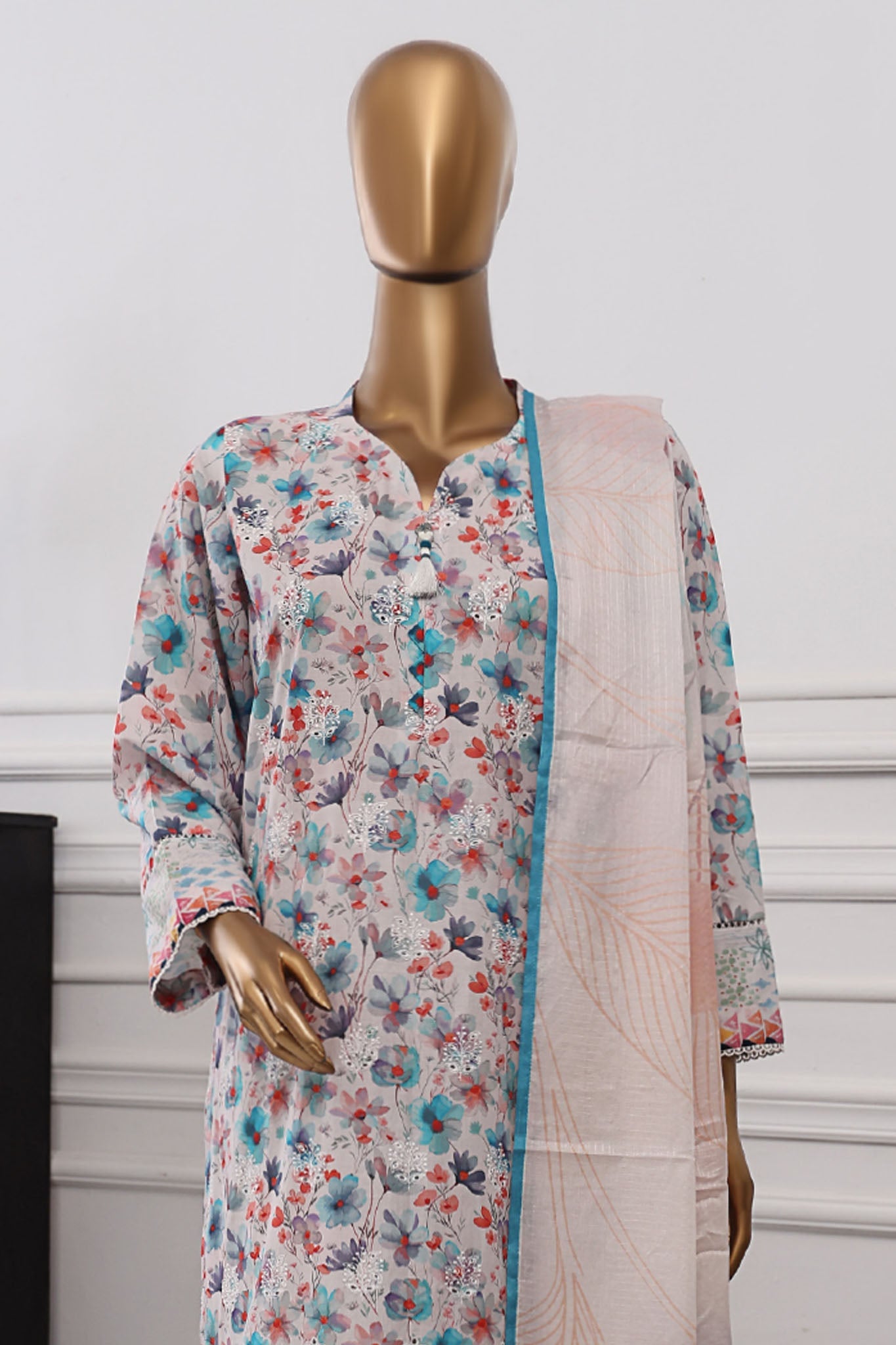 Anmol By HZ Unstitched 3 Piece Emb Chikankari Lawn Collection-ACE-1072