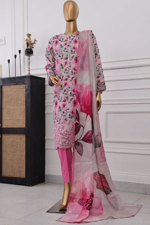 Anmol By HZ Unstitched 3 Piece Emb Chikankari Lawn Collection-ACE-1078