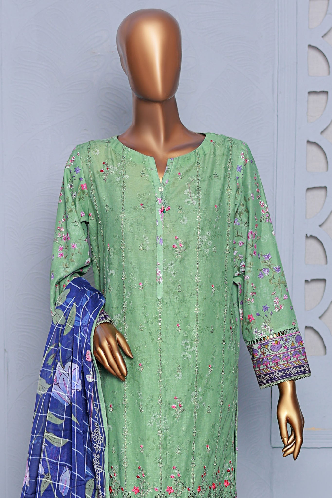 Anmol By HZ Unstitched 3 Piece Emb Chikankari Lawn Collection-ACE-954