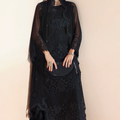 Aymal By Alizeh Unstitched 3 Piece Formals Vol-02 Collection'2025-BCH-2201-Rika-Black