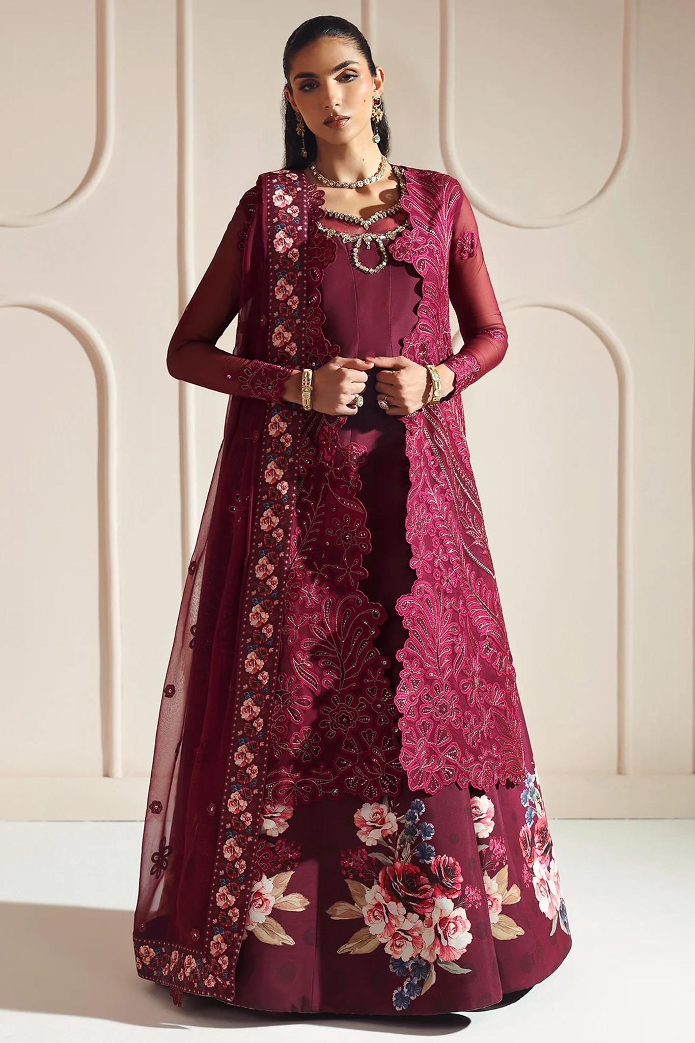 Aymal By Alizeh Unstitched 3 Piece Formals Vol-02 Suit-BCH-2203-Jugnu