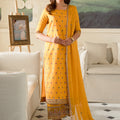 Fresco By Sheenora Stitched 3 Piece Lawn Edit Collection'2024-Daffodill