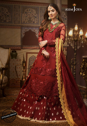Asim Jofa Stitched Luxury Formals Ajf-03 Embroidered