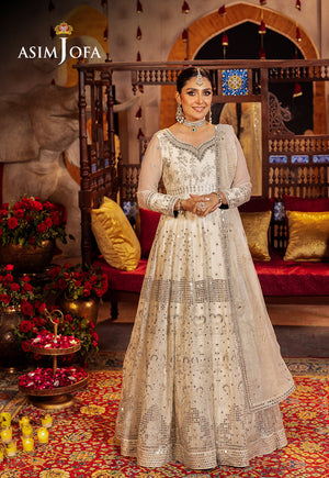 Jaan-E-Jahan by Asim Jofa Stitched Ajjjb-04 Emb Chiffon Stitched 3 Pcs