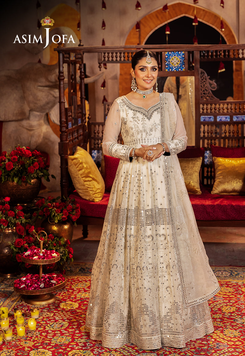 Jaan-E-Jahan by Asim Jofa Stitched Ajjjb-04 Emb Chiffon Stitched 3 Pcs