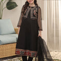 Asim Jofa KIDS Ajkf-10 Embroidered Organza 3 Pcs