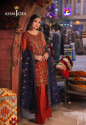 Chamkeeli By Asim Jofa Stitched 3 Piece Formals Pret Collection'2025-AJKKB-10