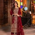 Asim Jofa Chamkeeli Pret Ajkkb-20 Embroidered Twisted Silk Stitched 3 Pcs