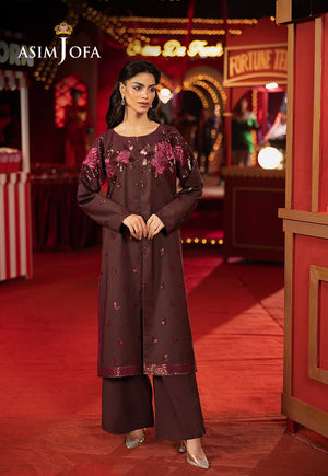 Luxury Festive By Asim Jofa Drop 3 Ajllfb-10 Emb Silk Stitched 2 Pcs