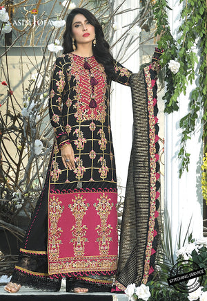 Asim Jofa Designers Limited Edition Ajmcd-01 Embroidered Stitched 3 Pcs