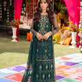 Jag Mag By Asim Jofa Ajmjb-23 Emb Net Stitched 3 Pcs