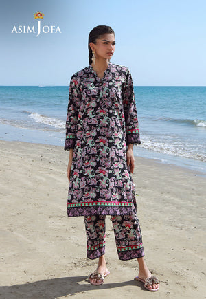 Asim Jofa Essential Pret Drop 7 Ajpb-152 Printed Jacquard 2 Pcs