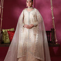 Asim Jofa Unstitched 3 Piece Festive Formals Suit-AJULFI-08 Embroidered Organza Unstitched 3 Pcs