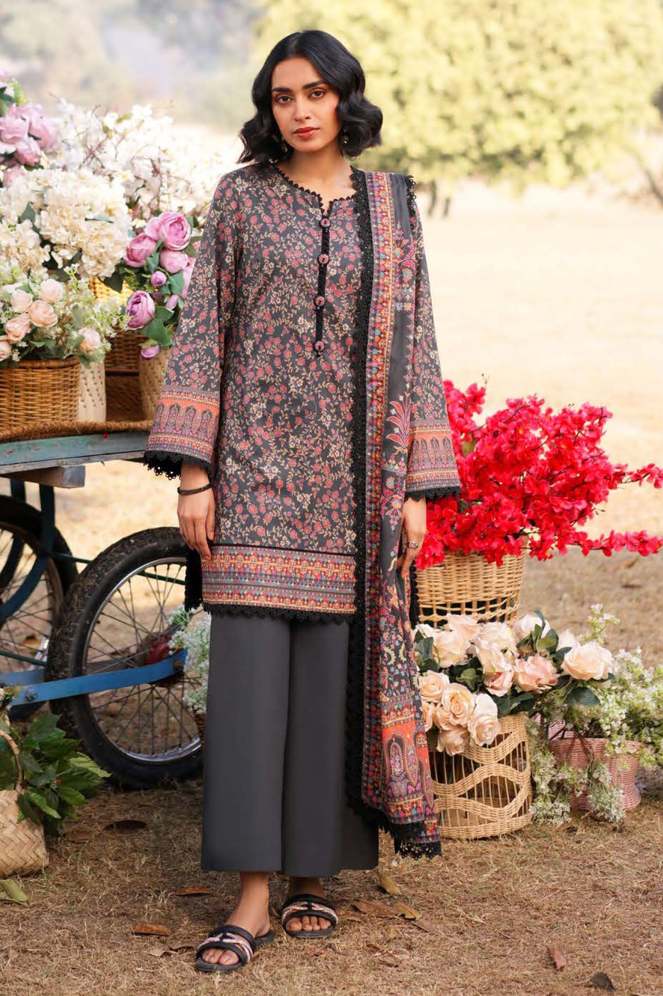 Prints By Asim Jofa Unstitched 3 Piece Lawn Vol-01 Collection-AJUUB-09