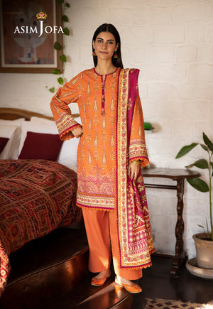 Asim Jofa Unstitched 3 Piece Winter Collection'2024-AJUW-54