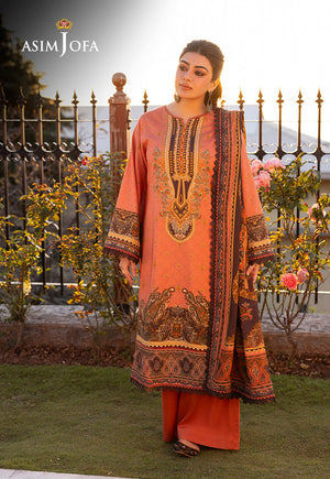 Asim Jofa Unstitched 3 Piece Winter Collection'2024-AJUW-65