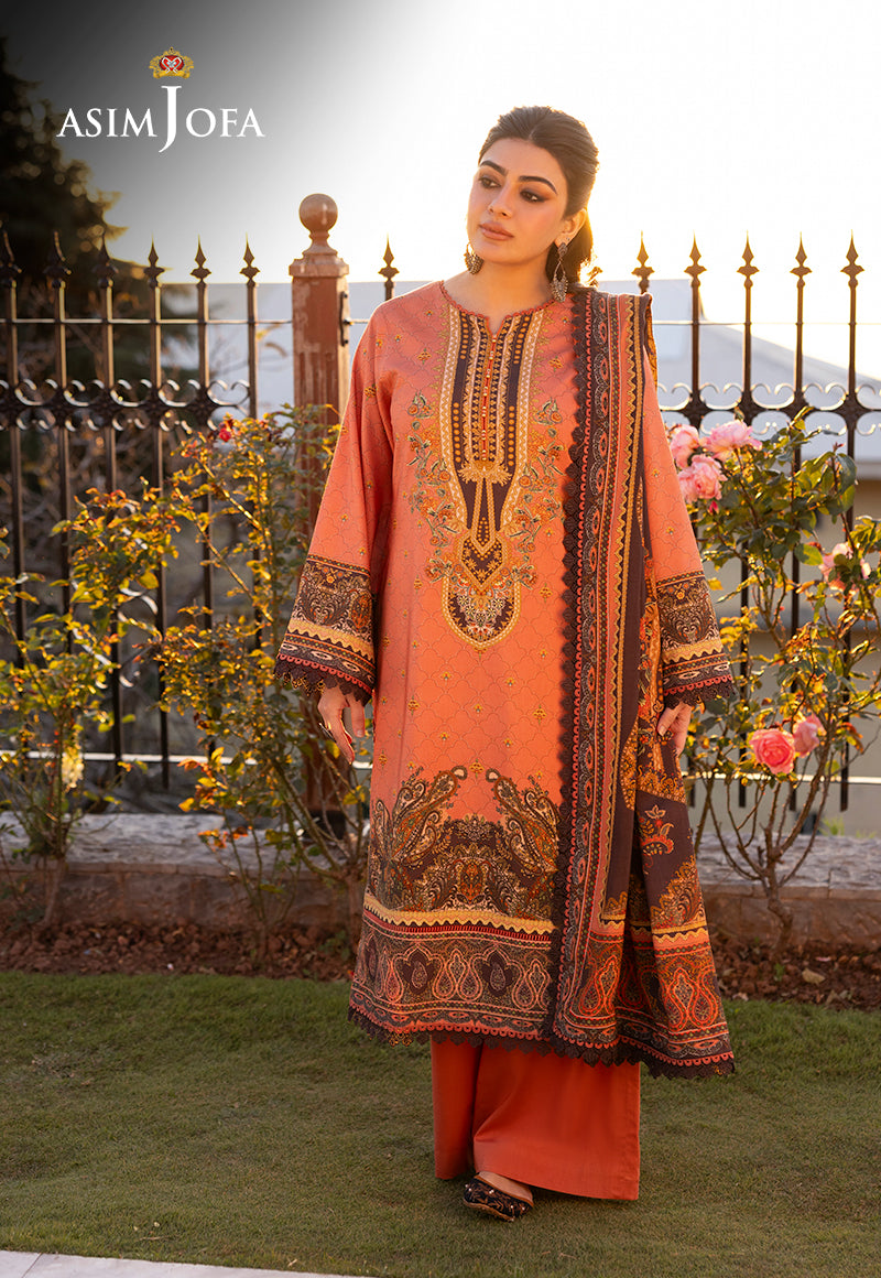 Asim Jofa Unstitched 3 Piece Winter Collection'2024-AJUW-65