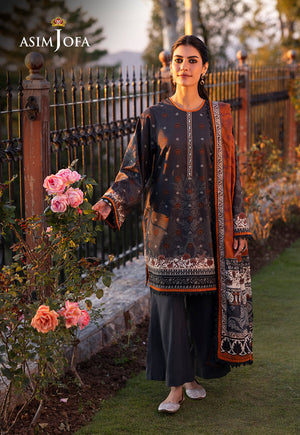 Asim Jofa Unstitched 3 Piece Winter Collection'2024-AJUW-70
