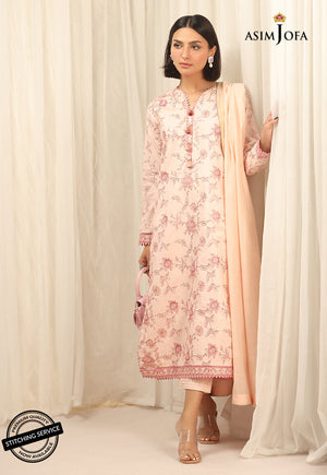 Asim Jofa Essential 2022 Ajwe-07 Embroidered Cambric 3 Pcs