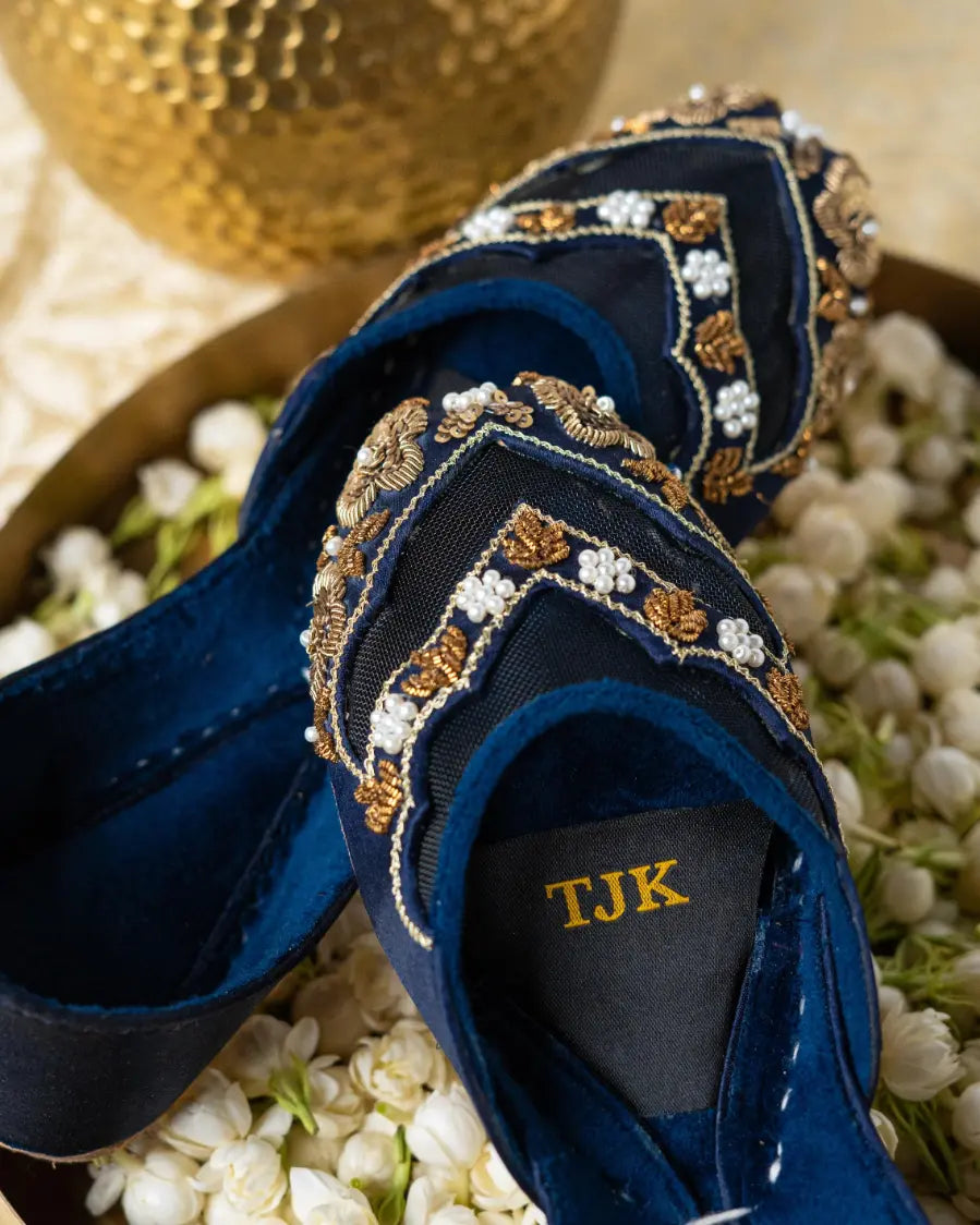 TJK Designs Khussa Suit-Neel