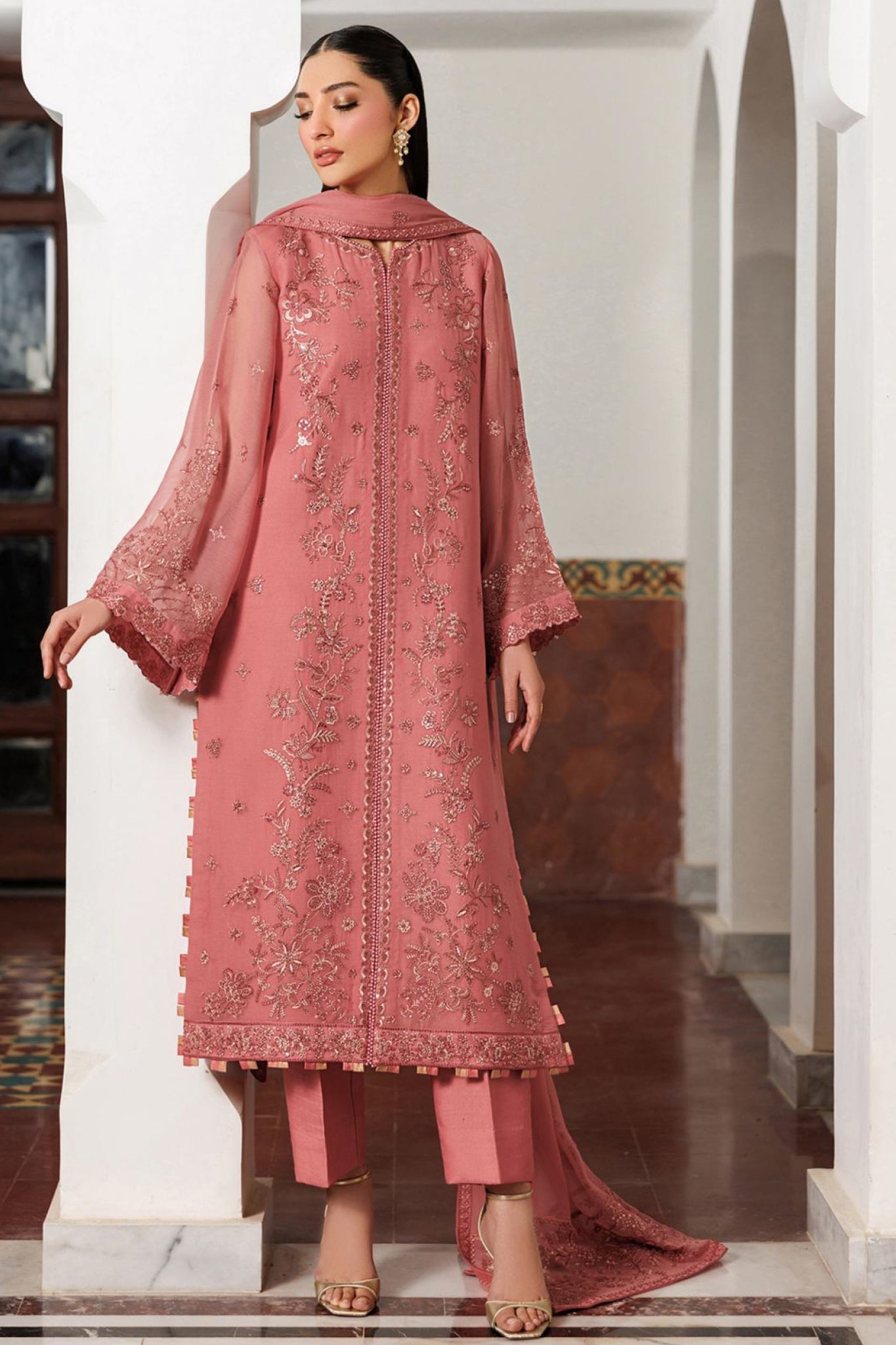 Nourah By Zarif Unstitched 3 Piece Formals Suit-ZF-ZQH-ANGORA-06