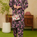 Shabnam By Aizal Stitched 2 Piece Printed Co Ords Vol-02 Collection'2025-A-S-03-BLACK