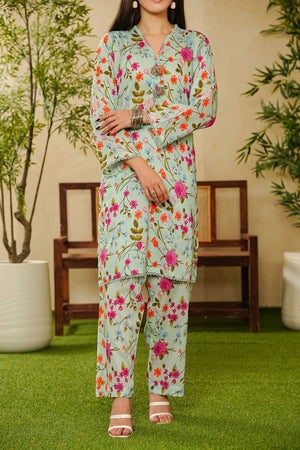 Shabnam By Aizal Stitched 2 Piece Printed Co Ords Vol-02 Collection'2025-A-S-04-FEROZI