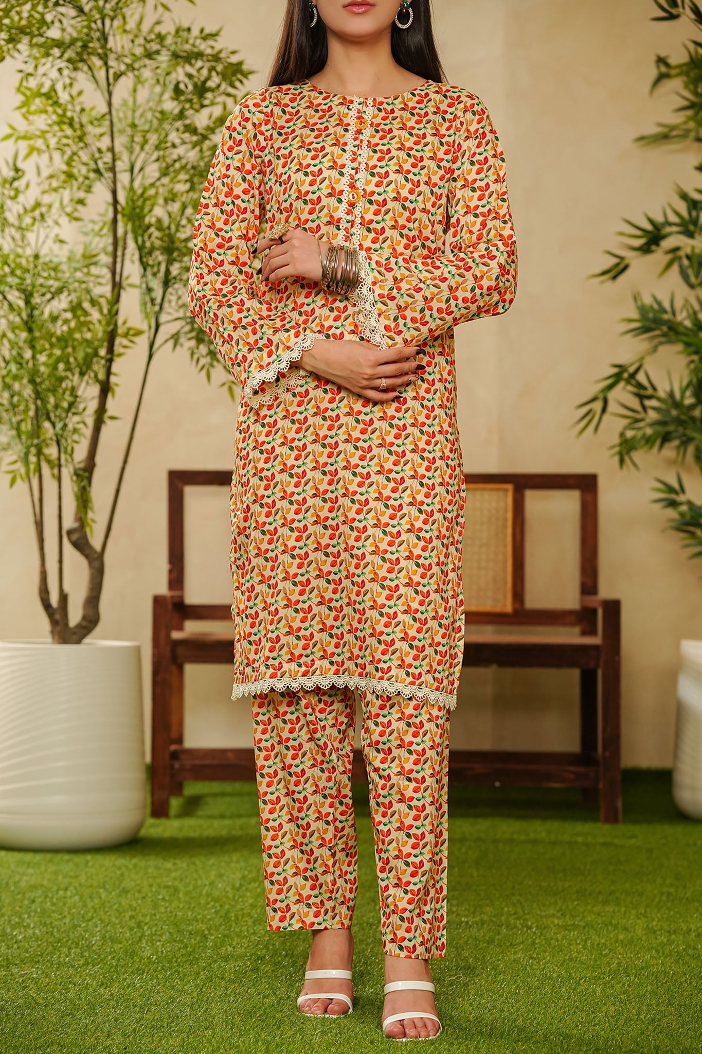 Shabnam By Aizal Stitched 2 Piece Printed Co Ords Vol-02 Collection'2025-A-S-08-MULTI