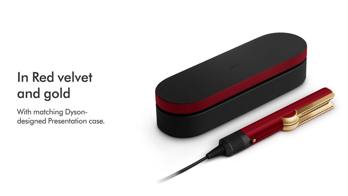 Dyson Airstrait Straightener - Red Velvet Gold