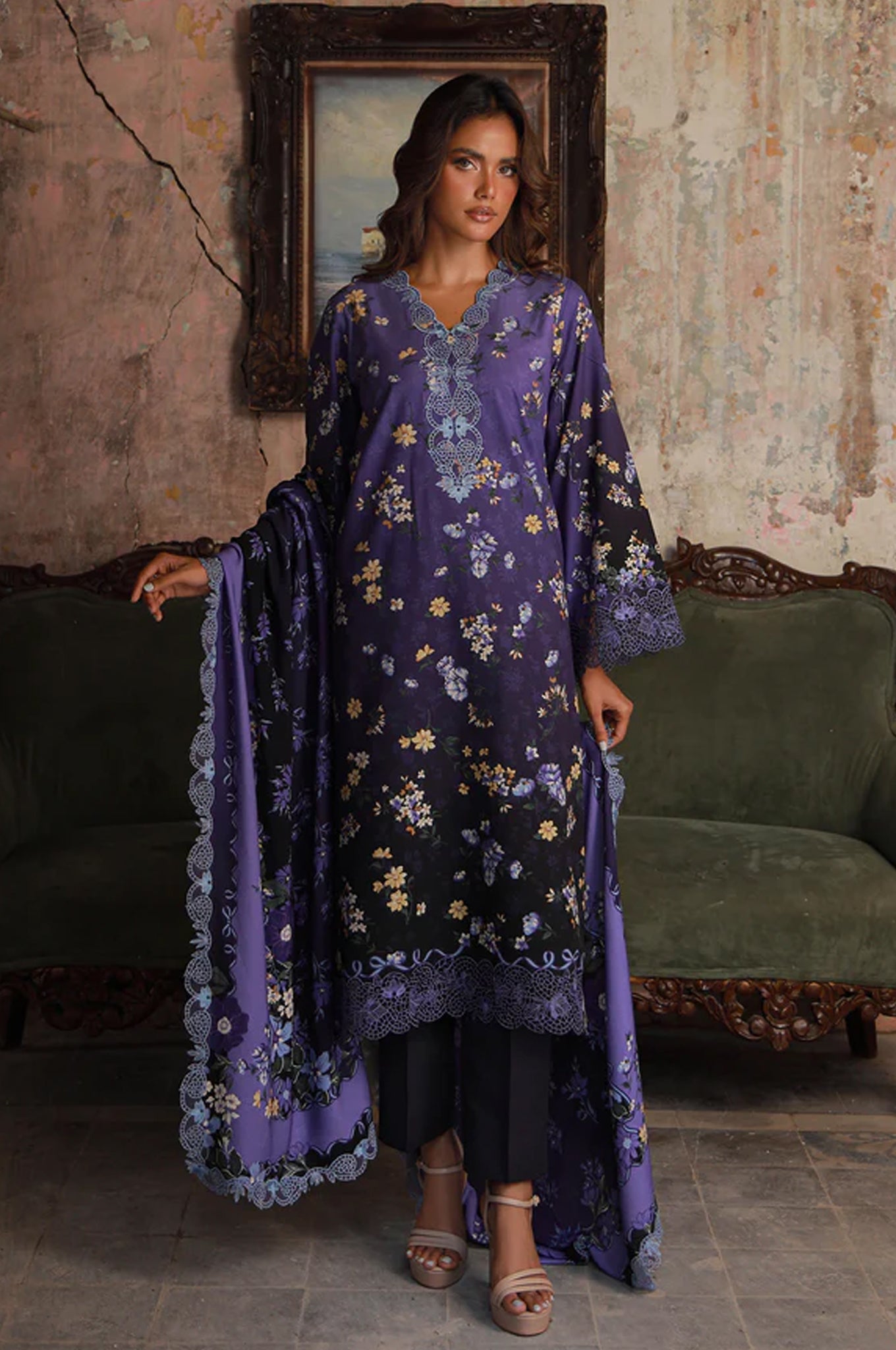 Sahar Unstitched 3 Piece Emb Cotton Viscose Fall Collection'2025-AW1-25-19-UNS