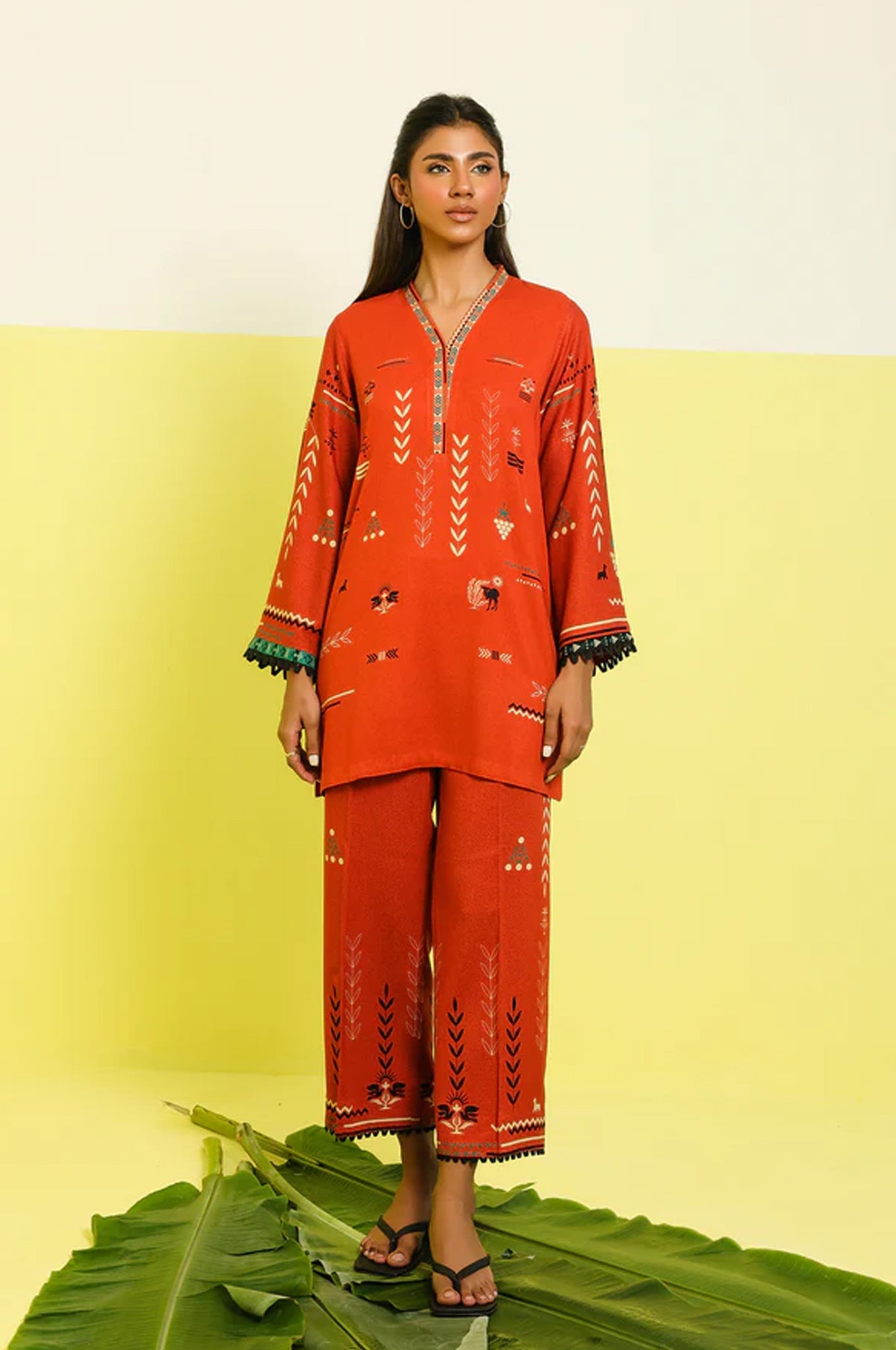 Elara By Sahar Unstitched 2 Piece Printed Marina Twill Fall Collection'2025-AW1-25-25-UNS