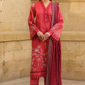 Sahar Unstitched 3 Piece Emb Khaddar Winter Collection'2025-AW2-25-07-Vermilion Glow