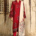 Sahar Unstitched 3 Piece Dyed Jacquard Winter Collection'2025-AW2-25-08-Eternal Rose