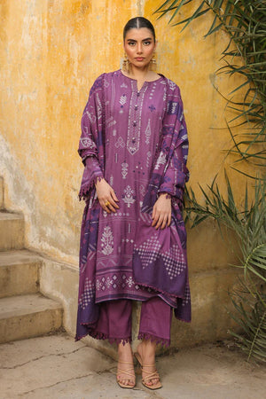Sahar Unstitched 3 Piece Dyed Jacquard Winter Collection'2025-AW2-25-10-Twilight Orchid