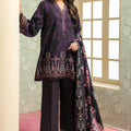 Sahar Unstitched 3 Piece Printed Khaddar Collection'2025-AW2-25-22-Plum Noir