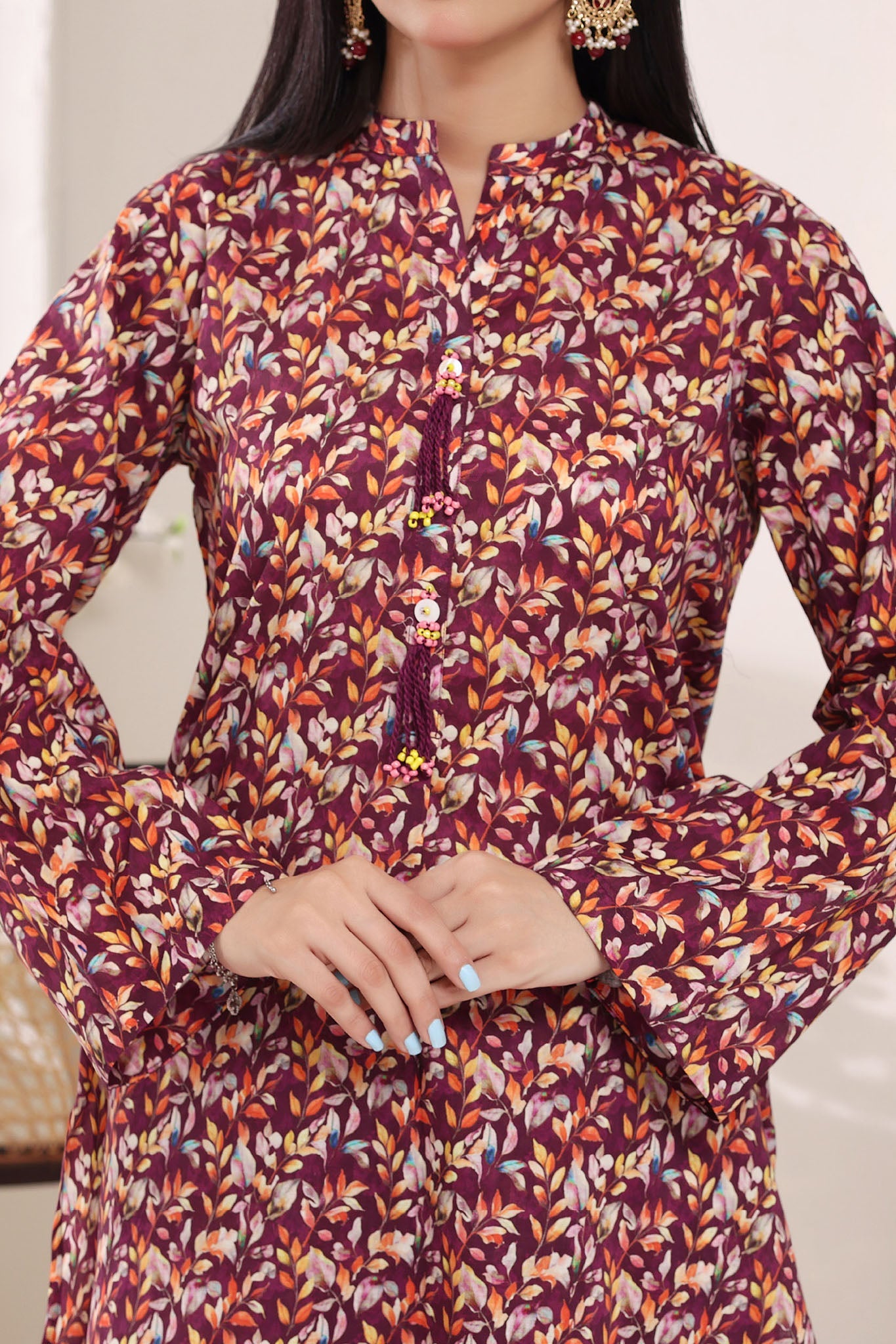 Aizal Stitched 2 Piece Cambric Co Ords Collection'2025-AZL-707