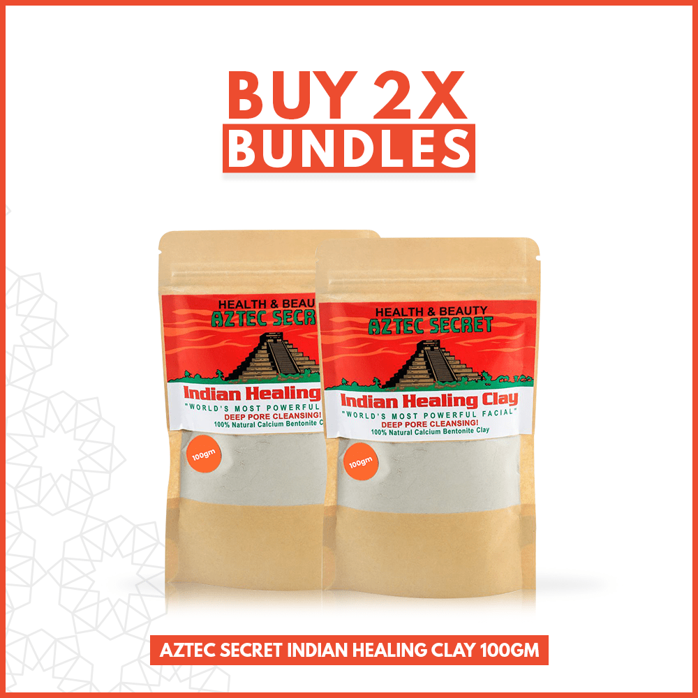 Bundle New - 2X Aztec Secret Indian Healing Clay 100Gm Bundle - My Store