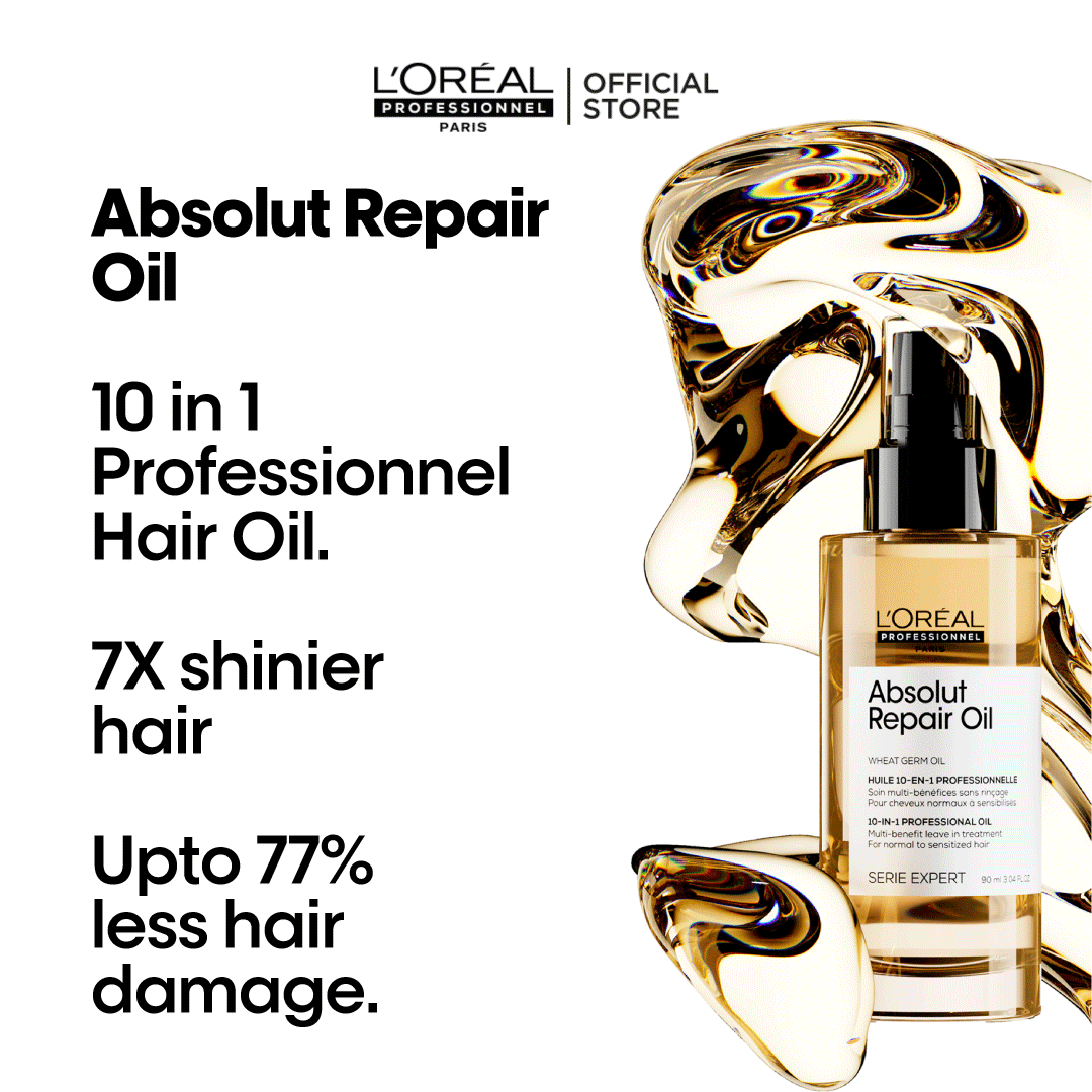 L'Oreal Professional - Absolute Repair Oil Bundle with free gift