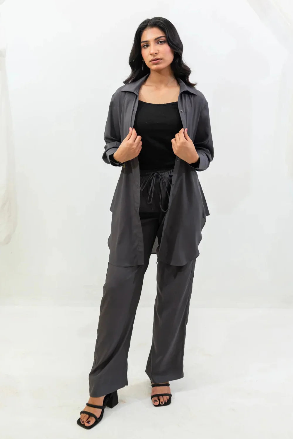 Zauk 2 Piece Charcoal Gray