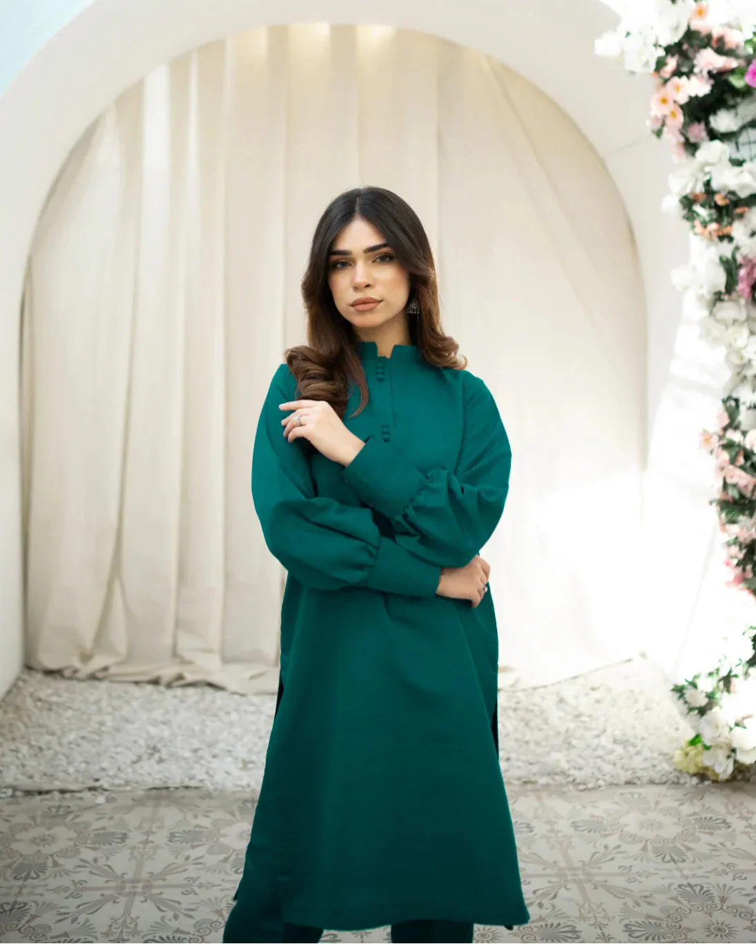 Zauk Stitched 2 Piece Eid Collection-Cactus