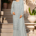 Afsany by Sada Bahar Stitched 3 Piece Luxury Chiffon Vol-13 Collection'2025-CR-29-Ice