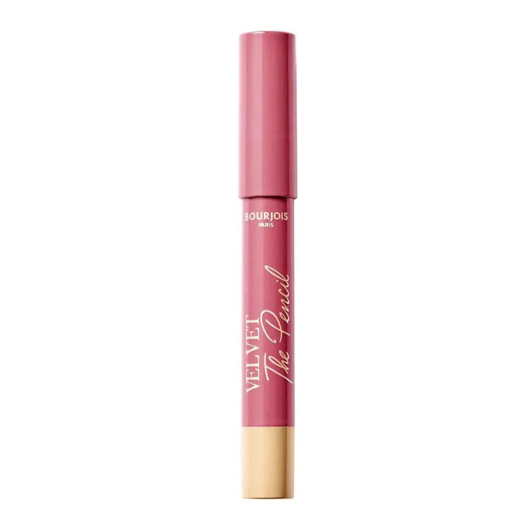 Bourjois Lipstick And Lip Liner 2 In 1 Velvet The Pencil - 02 Amou-Rose