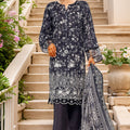 Amyrah By Sada Bahar Stitched 3 Piece Emb Festive Collection-CK-5286-Black