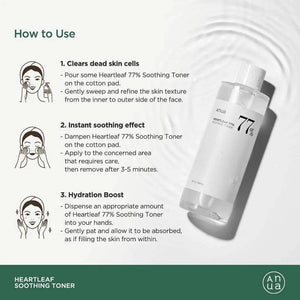Anua Heartleaf 77% Soothing Toner 250Ml - My Store