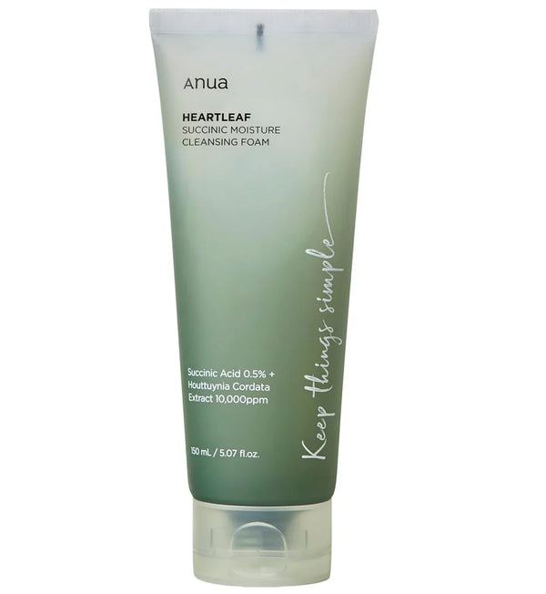 Anua - Heartleaf Succinic Moisture Cleansing Foam 150ml