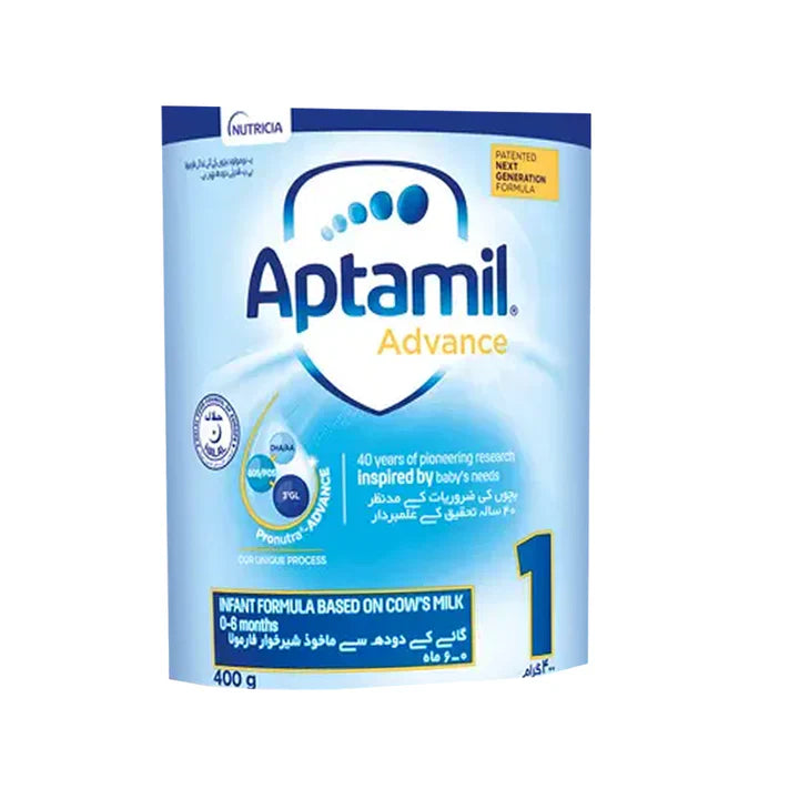 Aptamil Milk 01 Advanced 0-6 Months 400g - Snapcart.pk