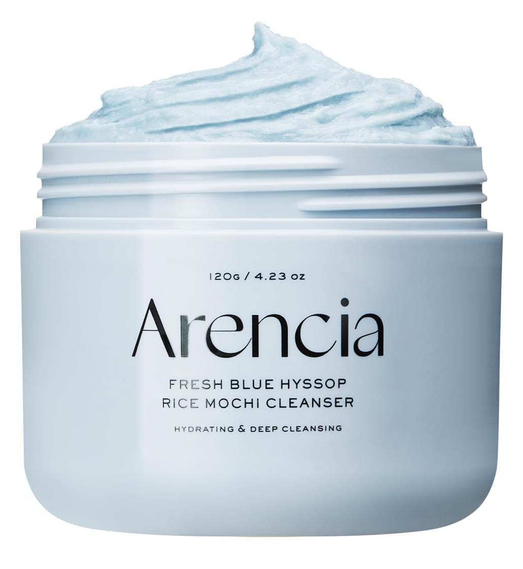 Arencia Fresh Blue Hyssop Rice Mochi Cleanser