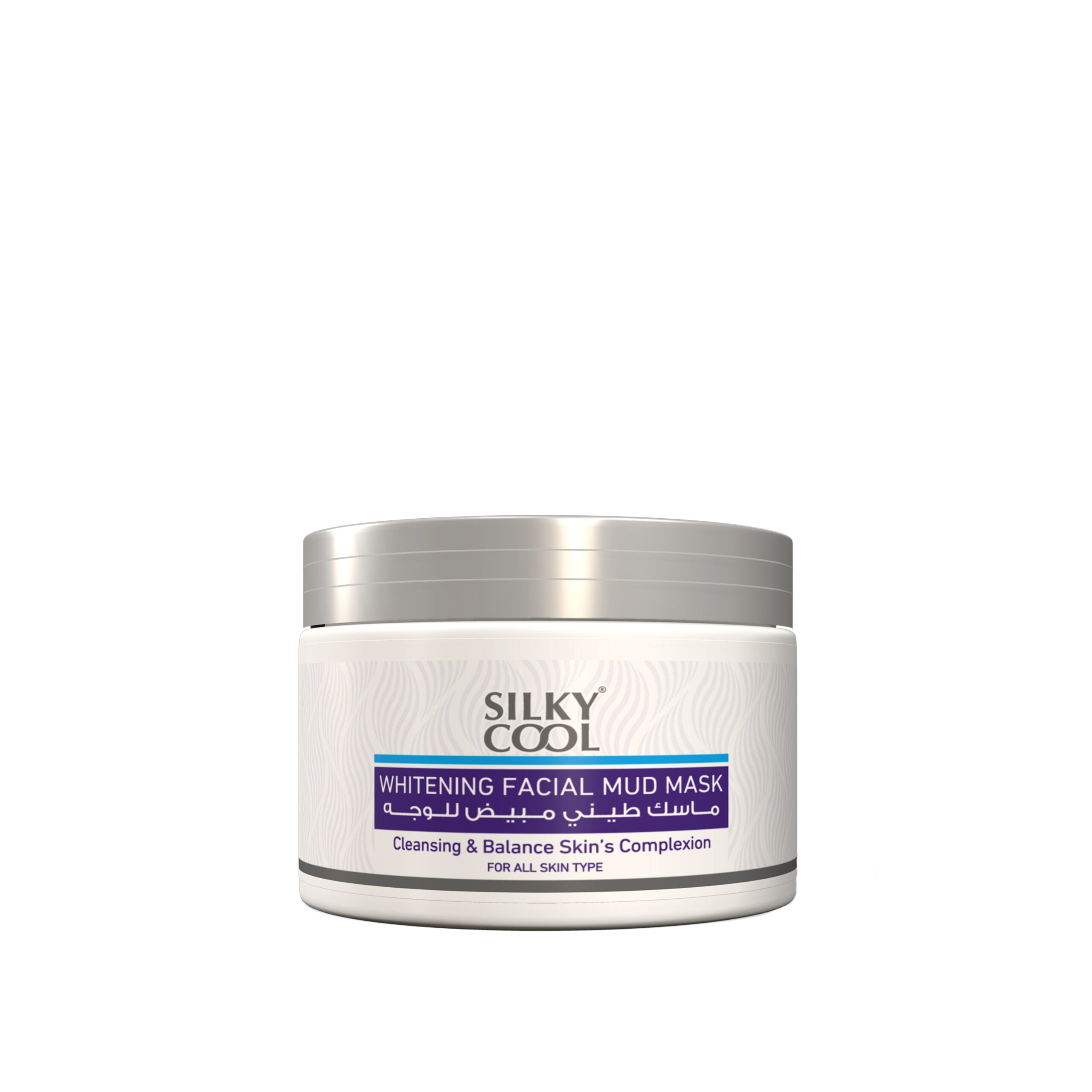 Silky Cool Extra Whitening Facial Mud Mask 350Ml