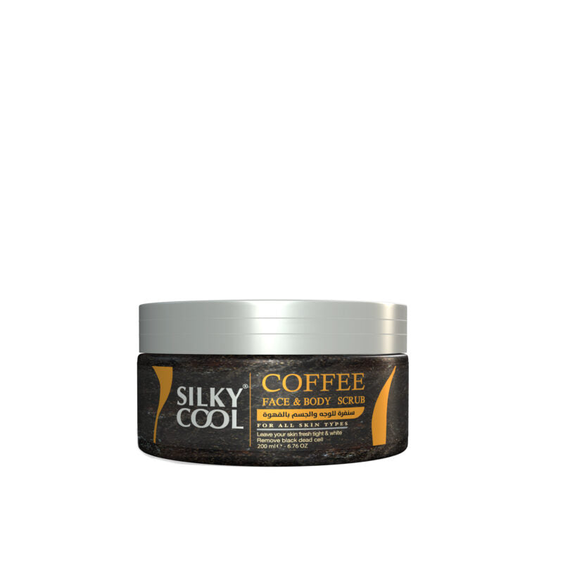 Silky Cool Coffee Face & Body Scrub 200Ml
