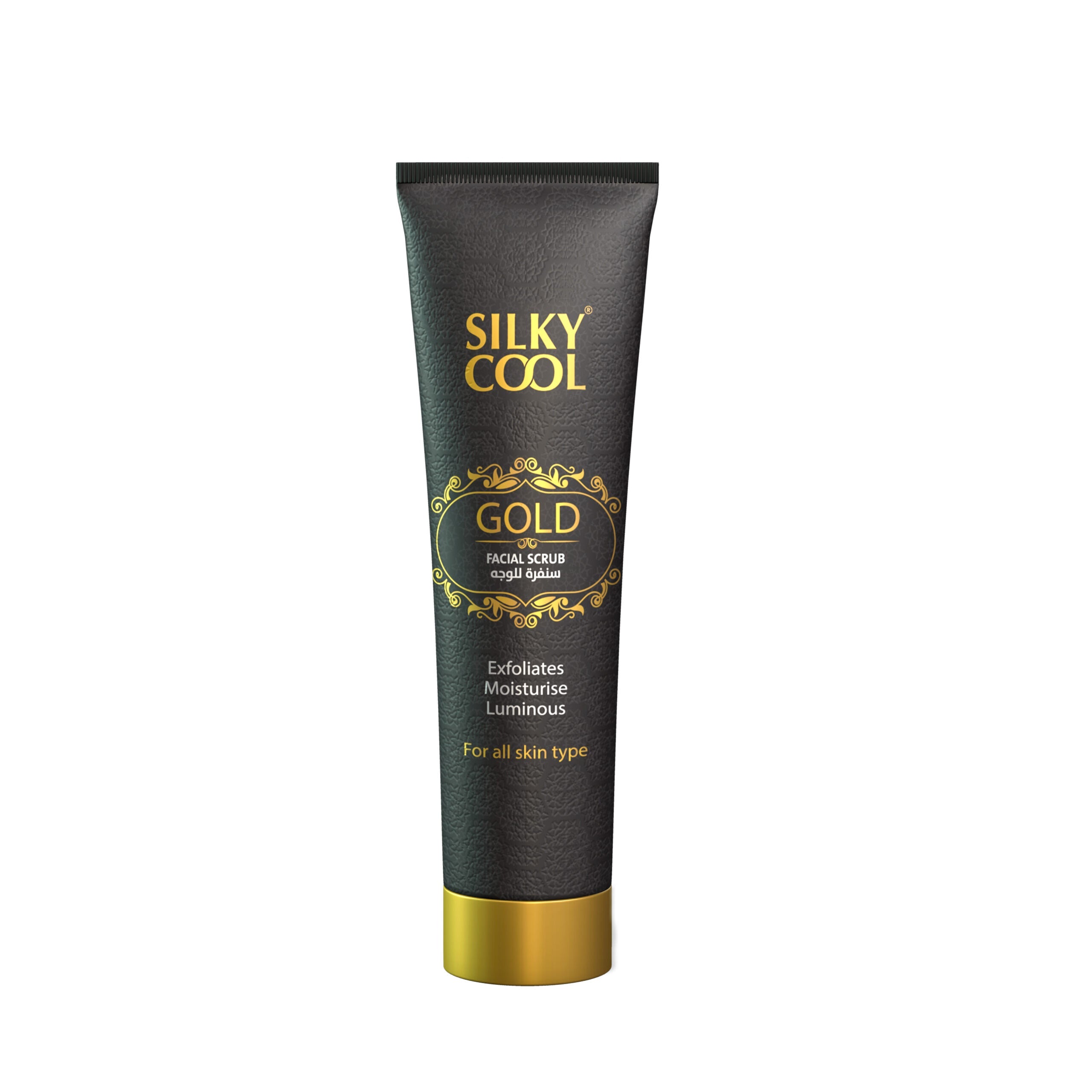 Silky Cool Gold Facial Scrub